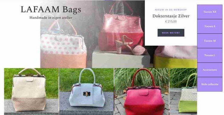 Auke Feenstra webdesign - LAFAAM Bags